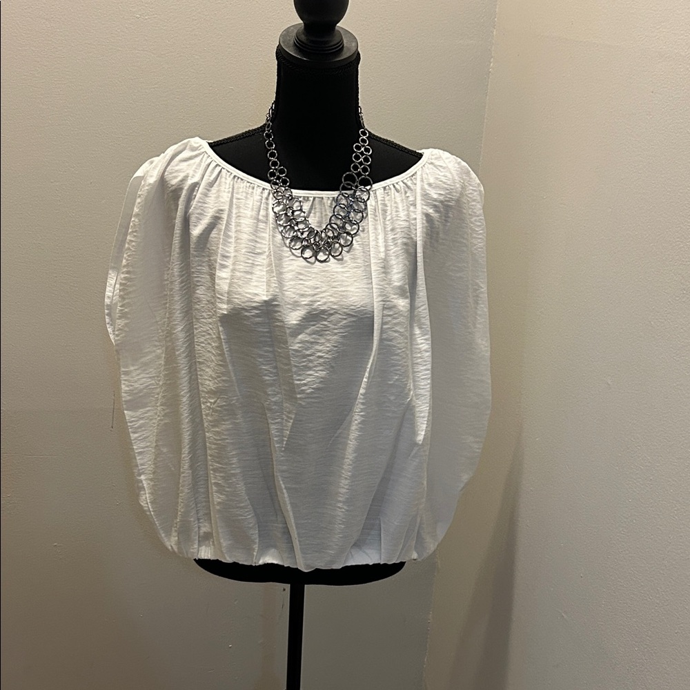 Elegant White Women's Top